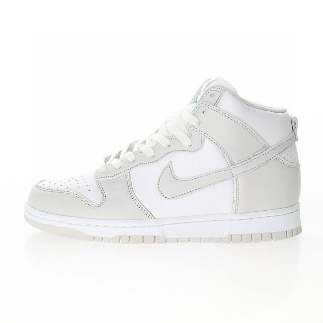 Nike Dunk High Retro White Vast Grey (2021) DD1399-100 - 1