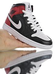 Air Jordan 1 Mid Black Noble Red  BQ6472-016 - 3