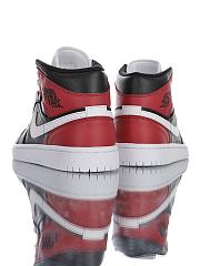 Air Jordan 1 Mid Black Noble Red  BQ6472-016 - 4