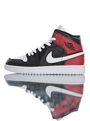 Air Jordan 1 Mid Black Noble Red  BQ6472-016 - 6