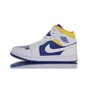 Air Jordan 1 Mid Royal Blue Laser Orange 554724-131 - 1
