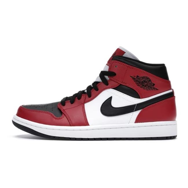 Air Jordan 1 Mid Chicago Toe 554724-069 - 1