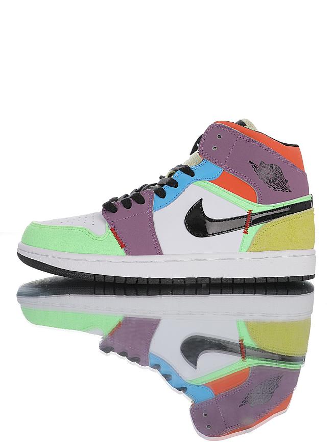Air Jordan 1 Mid SE Multi-Color (W) CW1140-100 - 1