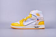 AIR JORDAN 1 X OFF WHITE NRG WHITE YELLOW AQ0818 149 - 1