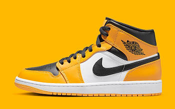 Air Jordan 1 Mid Revealed in Flip “Yellow Toe” 554724-701