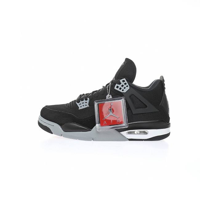 Air Jordan 4 “Black Canvas” DH7138-006 - 1