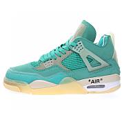 Off-White x Air Jordan 4 Sail Neptune/Tiffany Green CV9388-102 - 1