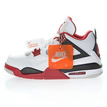 Air Jordan 4 Retro White Red 308497 110