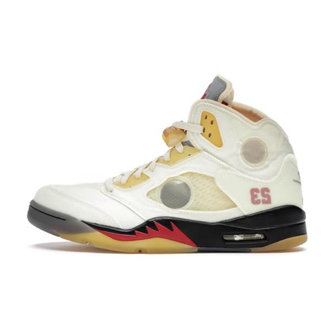 Air Jordan 5 Retro OFF-WHITE Sail DH8565-100 - 1