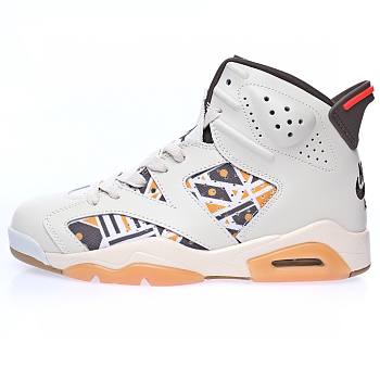 Air Jordan 6 Retro Quai54 Sail Brown (2020) CZ4152-100