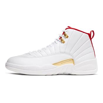 AIR JORDAN 12 RETRO FIBA WHITEUNIVERSITY RED-METALLIC GOLD 2019 130690-107