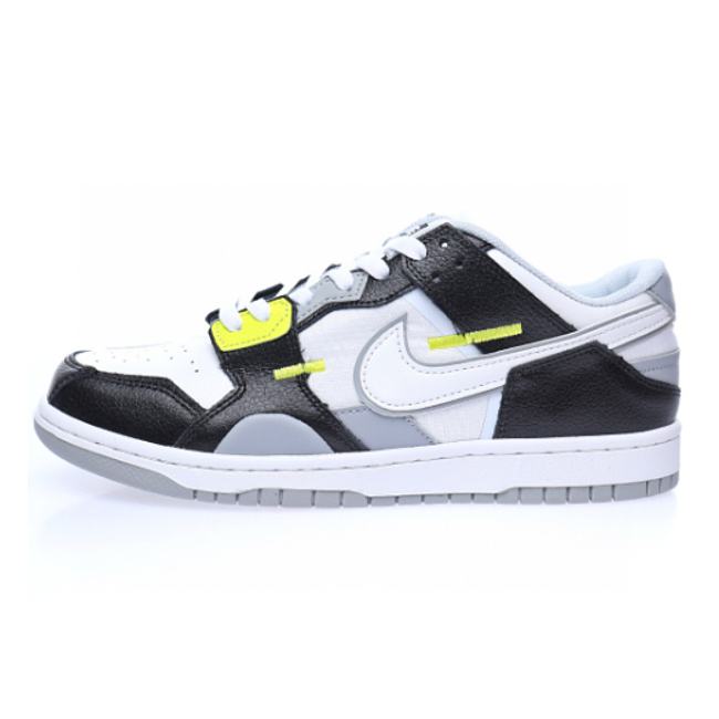 Nike Dunk Low Scrap Wolf Grey Light Lemon Twist DC9723-001 - 1