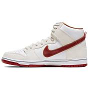 Nike SB Dunk High Sail Bright Crimson CV9499-100 - 1