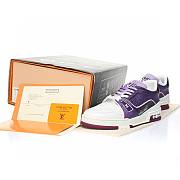 LOUIS VUITTON TRAINER SNEAKER PURPLE - 3