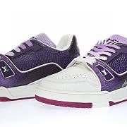 LOUIS VUITTON TRAINER SNEAKER PURPLE - 2