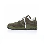 Louis Vuitton x Nike Air Force 1 Green Midnight Navy - 1
