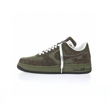 Louis Vuitton x Nike Air Force 1 Green Midnight Navy