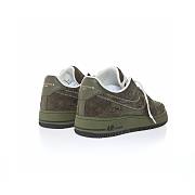 Louis Vuitton x Nike Air Force 1 Green Midnight Navy - 3