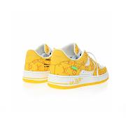 Louis Vuitton x Nike Air Force 1 Yellow White - 6