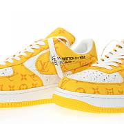 Louis Vuitton x Nike Air Force 1 Yellow White - 2