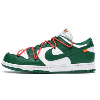 OFF-WHITE X NIKE DUNK LOW PINE GREEN CT0856-100