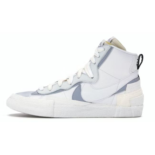 SACAI X NIKE BLAZER MID WHITE GREY BV0072 100 - 1
