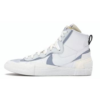 SACAI X NIKE BLAZER MID WHITE GREY BV0072 100