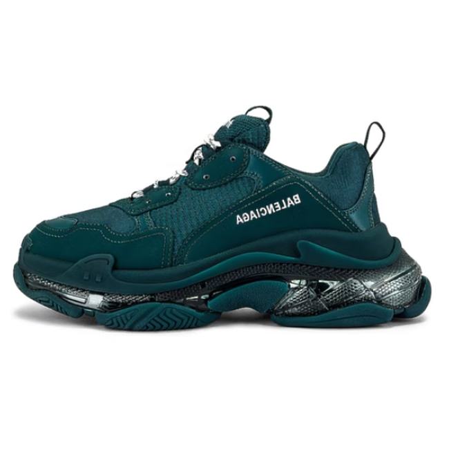 Balenciaga Triple S Clear Sole Full Dark Green 541624W2GA13210 - 1