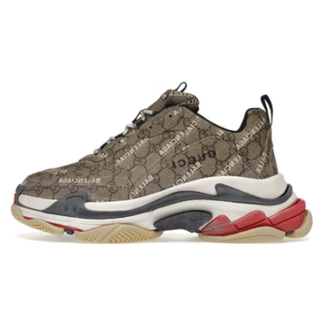 Gucci x Balenciaga The Hacker Project Triple S Beige 681066ULZ10 9795 - 1