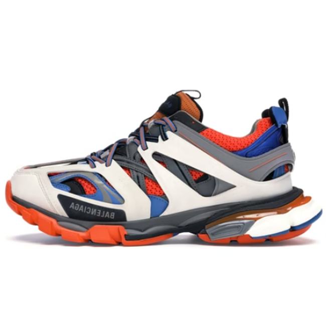 Balenciaga Sneaker Tess.s.Gomma MAILLE WHITE ORANGE P60026 - 1