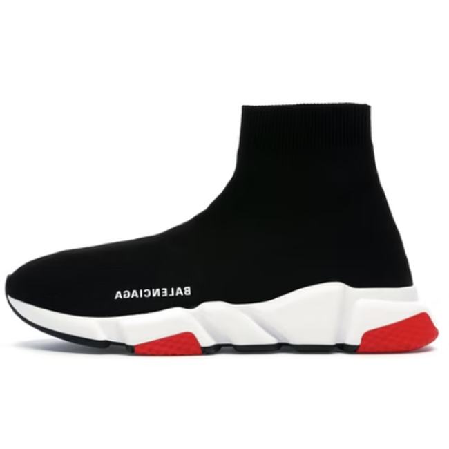 Balenciaga Speed Stretch-Knit Mid Sneakers 494371 W 05G 1000 - 1