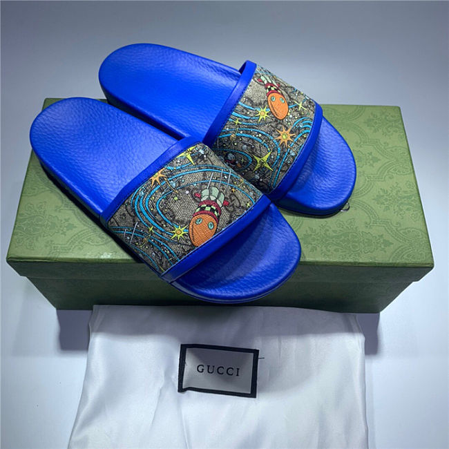 Gucci Slide Blue  - 1