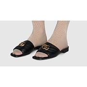 Women's slide sandal with Double G - 6