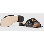 Women's slide sandal with Double G - 5