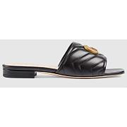 Women's slide sandal with Double G - 4