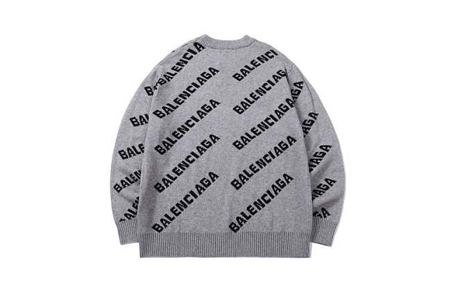 Balenciaga Balenciaga Allover Logo Intarsia Jumper - 1