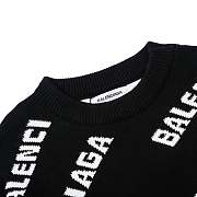 Balenciaga Balenciaga Allover Logo Intarsia Jumper 002 - 2