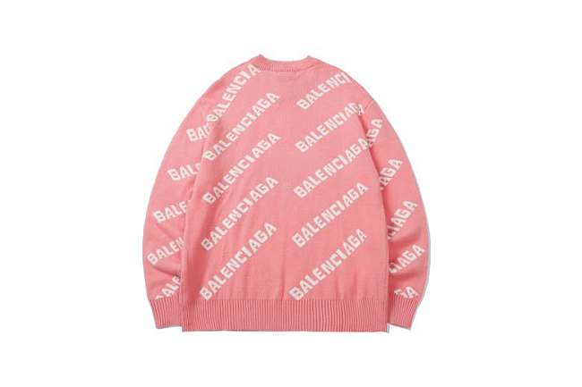 Balenciaga Balenciaga Allover Logo Intarsia Jumper 003 - 1
