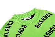 Balenciaga Balenciaga Allover Logo Intarsia Jumper 004 - 5