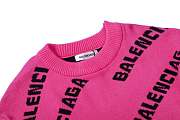 Balenciaga Balenciaga Allover Logo Intarsia Jumper 005 - 5