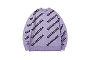 Balenciaga Balenciaga Allover Logo Intarsia Jumper 006 - 1