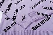 Balenciaga Balenciaga Allover Logo Intarsia Jumper 006 - 4