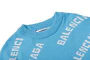 Balenciaga Balenciaga Allover Logo Intarsia Jumper 007 - 2