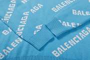 Balenciaga Balenciaga Allover Logo Intarsia Jumper 007 - 4