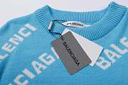 Balenciaga Balenciaga Allover Logo Intarsia Jumper 007 - 6