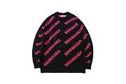 Balenciaga Balenciaga Allover Logo Intarsia Jumper 0010 - 1