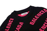Balenciaga Balenciaga Allover Logo Intarsia Jumper 0010 - 4