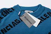 Balenciaga Balenciaga Allover Logo Intarsia Jumper 0011 - 5