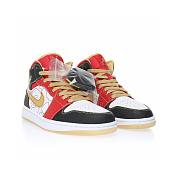 Air Jordan 1 Mid XQ White Black Sport Red - DV0576-176 - 5