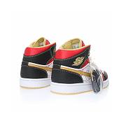 Air Jordan 1 Mid XQ White Black Sport Red - DV0576-176 - 4